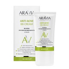 Aravia Laboratories Anti-Acne BB Cream - BB-крем против несовершенств 13 Nude 50 мл Aravia Laboratories (Россия) купить по цене 912 руб.