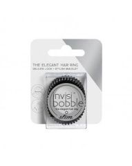 Invisibobble Slim True Black - Резинка-браслет для волос с подвесом Invisibobble (Великобритания) купить по цене 549 руб.
