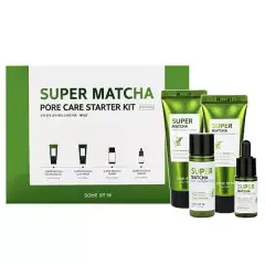 Стартовый набор Super Matcha Pore Care Starter Kit, 4 средства Some By Mi (Корея) купить по цене 2 136 руб.
