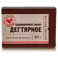 Домашняя аптечка Для тела - Мыло дегтярное 90 г Алтэя (Россия) купить по цене 182 руб.