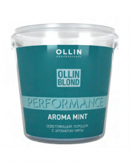 Ollin Blond Performance Aroma Mint -  Осветляющий порошок с ароматом мяты 500 гр Ollin Professional (Россия) купить по цене 1 004 руб.