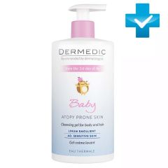 Dermedic Linum Emollient Baby Atopy Prone Skin Cleansing Gel For Body And Hair - Очищающий крем-гель с 1 дня жизни 500 мл Dermedic (Польша) купить по цене 1 600 руб.