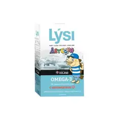Детский комплекс омега-3 с витамином Д, 60 жевательных капсул Lysi (Исландия) купить по цене 2 017 руб.