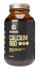 Биологически активная добавка к пище Calcium 600 + D3 + Zn с витамином K1, 90 таблеток Grassberg (Великобритания) купить по цене 2 039 руб.