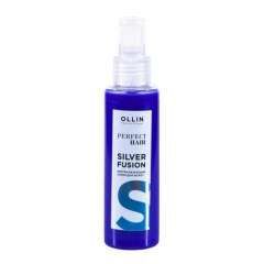 Ollin Professional Perfect Hair Silver Fusion - Нейтрализующий спрей для волос 120 мл Ollin Professional (Россия) купить по цене 247 руб.