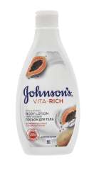 Johnson's Vita-Rich - Лосьон для тела с экстрактом Папайи Смягчающий 250 мл Johnson’s (США) купить по цене 511 руб.