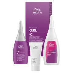 Wella Professionals Creatine+ Curl - Набор перманентной завивки для окрашенных и чувствительных волос (Лосьон 75 мл, Фиксатор 100 мл, Уход перед процедурой 30 мл) Wella Professionals (Германия) купить по цене 3 006 руб.