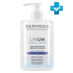 Dermedic Emolient Linum - Жидкое мыло для рук 300 мл Dermedic (Польша) купить по цене 1 120 руб.