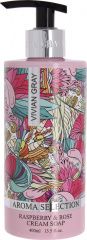 Vivian Gray & Vivanel Aroma Selection Cream Soap Raspberry & Rose - Крем-мыло "Малина и роза" 400 мл Vivian Gray & Vivanel (Германия) купить по цене 784 руб.