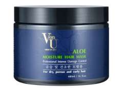 Von-U Aloe Moisture Hair Mask - Маска для волос увлажняющая с алое вера 480 мл Von-U (Корея) купить по цене 1 559 руб.
