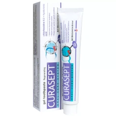 Зубная паста гелеобразная хлоргексидин диглюконат 0,20% с гиалуроновой кислотой, 75 мл Curasept (Италия) купить по цене 1 456 руб.