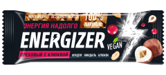 Леовит Energizer - Батончик ореховый Фундук, миндаль и клюква 40 гр Леовит (Россия) купить по цене 142 руб.