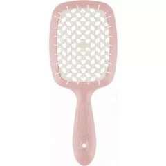 Щетка Superbrush с закругленными зубчиками нежно-розовая с белым, 20,3 х 8,5 х 3,1 см Janeke (Италия) купить по цене 1 188 руб.