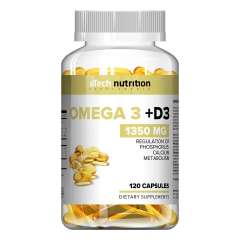 A Tech Nutrition - Комплекс "Омега 3 + витамин D3" 1350 мг 120 мягких капсул A Tech Nutrition (Россия) купить по цене 806 руб.