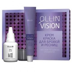 Ollin Professional Vision - Крем-краска для бровей и ресниц, графит, в наборе, 20 мл Ollin Professional (Россия) купить по цене 456 руб.