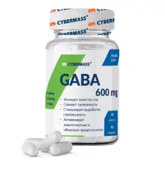 Пищевая добавка Gaba 600 мг, 90 капсул CyberMass (Россия) купить по цене 550 руб.
